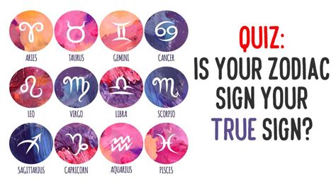 my true zodiac sign quiz.